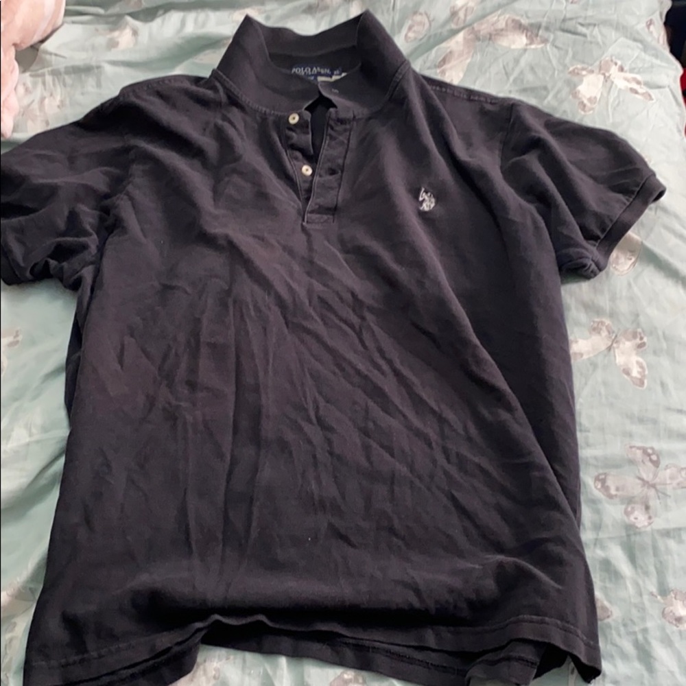 black polo never wore and in good condition